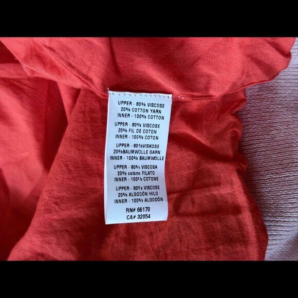 Conditions Apply Jacket Small Womens Red Woven Button Cotton Yarn - Picture 7 of 8